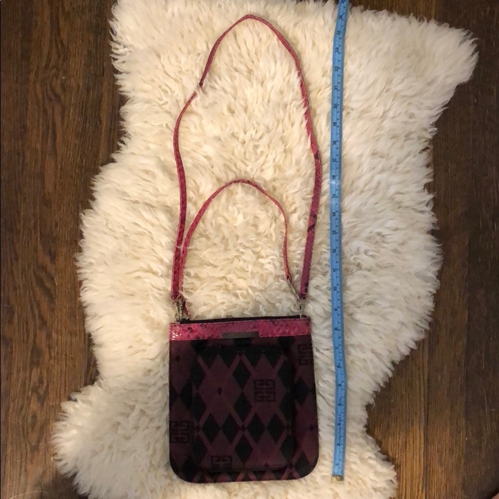 Authentic Givenchy Shoulder Bag With Python Trim - image 2